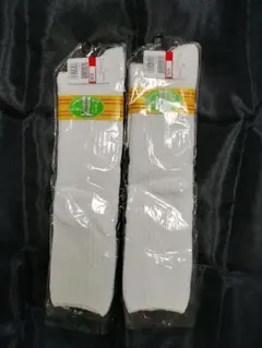 ルーズソックス ホワイト 2足セット 40cm丈 新品未使用のサムネイル