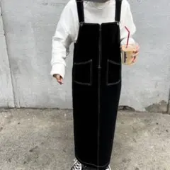 ISOOK サロペットジャンパースカート