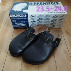 美品 箱付き ビルケンシュトック 36 ボストン ナロー スエード 