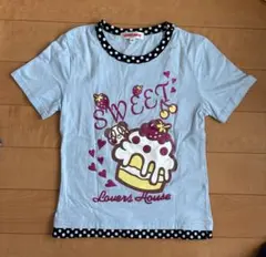 LOVERS HOUSE パンダTシャツ 水色のサムネイル