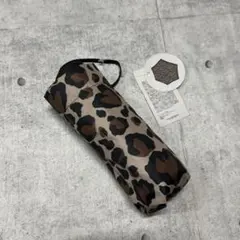 新品 未使用 軽量 晴雨兼用 折りたたみ傘 レオパード柄 アニマル UVカット