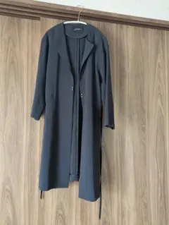 green label relaxing ノーカラーロングジャケット