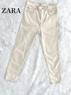 ZARA スキニーデニム　アイボリー