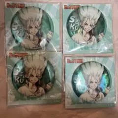 Dr.STONE ドクスト ダッシュストア 缶バッジ 七海 龍水 ペンキ - メルカリ