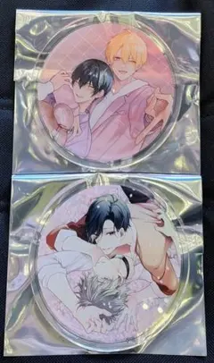 moment&アメイロ アクリルコースター2枚 グラッテ ざらめ鮫&薄井いろは