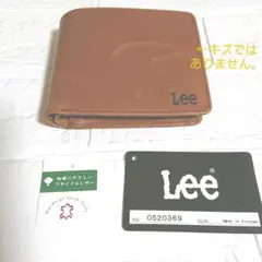Lee 財布 二つ折り財布 レザー 父の日 キャメル 茶色 ブランド プレゼントのサムネイル
