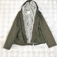 新品未使用タグ付き！フード付きジャケットアースミュージック&エコロジーレース