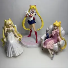 美少女戦士セーラームーン3体セット一番くじプリンセスセレニティうさぎ&ルナ他