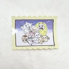 ちいかわ　ダイカットステッカー5 切手風　集合