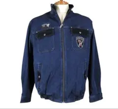 美品ヘンリーバル・デニムブルゾンジャケット定価28,000円