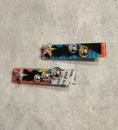 ハンドメイド　ヘアクリップ、ヘアピン　2個