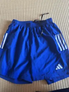 アディダス 青 ショートパンツ