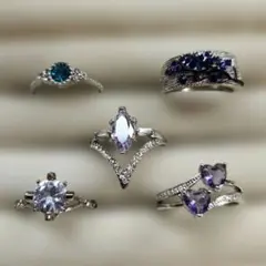 17〜19号 未使用リング5点まとめ売り