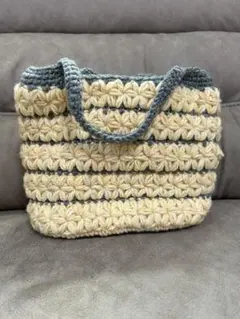 編み物バッグ ハンドメイド