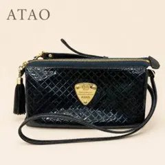 ATAO アタオ　Boo Boo ブーブー エナメル お財布ショルダー タッセルのサムネイル