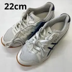 ASICS スポーツシューズ ホワイト/ネイビー