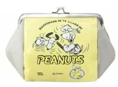 SNOOPY PEANUTS75周年　ガマ口ポーチ