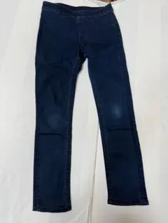 H&M ダークブルー　スキニーデニム　130センチ