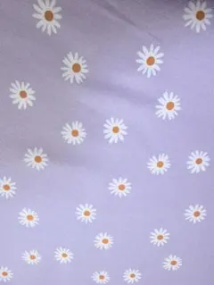 花柄 73×112cm パープル＆フラワー ハンドメイド 日本製 入園入学