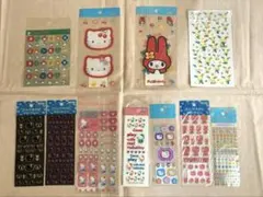 サンリオ　ステッカー　シール　まとめ売り　キティ　マイメロ　ポチャッコ　11 点