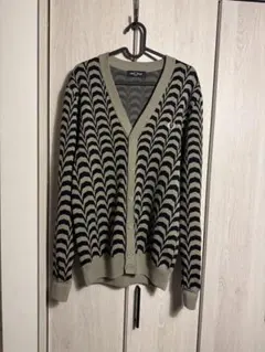 FRED PERRY ジグザグカーディガンS