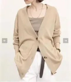 【L'Appartement】Oversize Linen Cardiganのサムネイル