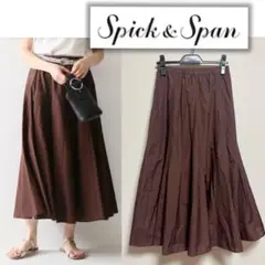【早い者勝ち】 Spick & Span コットンナイロン フレアスカート