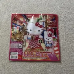2006年　平成レトロ　ご当地キティ　温泉めぐり　ハンカチ