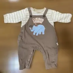おさるのジョージ ロンパース カバーオール