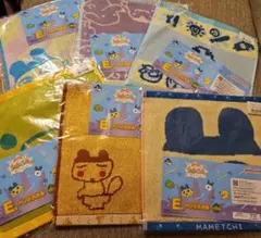 たまごっち　一番くじ　E賞　ハンドタオル　6点セット
