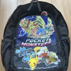 キッズ　ポケモン　リュック　ブラック