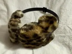 ディズニー　ミッキー　ヒョウ柄　耳当て　イヤマフ