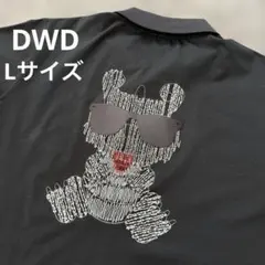 新品タグ付】ダンスウィズドラゴン ゴルフ 総柄ポロシャツ サイズ3 黒 