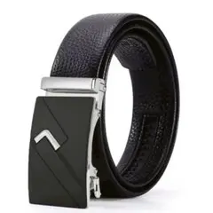 大幅値下げ！ベルト　レザー　ビジネス　オートロック　バックルベルト　無段階