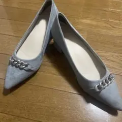 RANDA パンプス ライトブルー チェーンモチーフのサムネイル