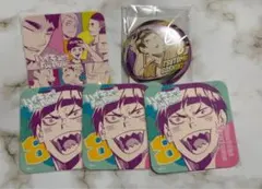 ハイキュー　ファンパーク　アートコースター　コレクション缶バッジ　五色