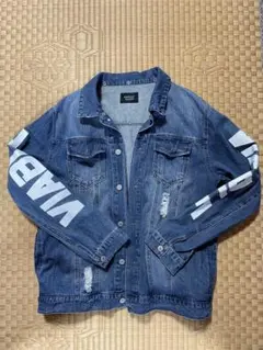 【RAGOUT】VIABLEロゴ入りデニムジャケット
