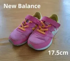 New Balance キッズ スニーカー ピンク 17.5cm