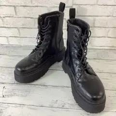 ★2.6 t5 グレイル ブーツ 24.5 厚底 靴 レースアップ