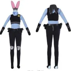 ズートピア　ジュディ　コスプレ衣装　ウィッグ