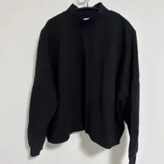 SUN FAMILY. ブラック ハイネック クロップドスウェット