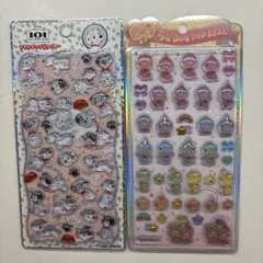 101匹わんちゃん & モンチッチ 【プチドロップ】【うるちゅるPOPSEAL】