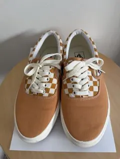 vans スリッポンエラップ　ORG/WHT CHK 25cmのサムネイル
