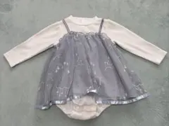 apres les cours 星柄チュールロンパース 80サイズ