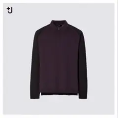 +J メリノブレンドニットポロシャツ　UNIQLO
