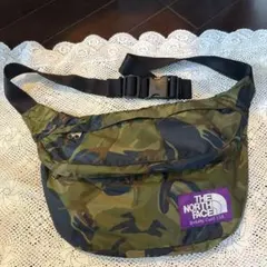 ノースフェイス パープルレーベル 迷彩柄ボディバッグ　ウエストバッグ　ショルダー