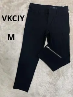 ビッキー　ストレッチ　縦ライン　細見え　y2k　平成ギャル　クロップドパンツのサムネイル