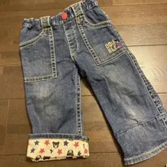 ほぼ着用していません。ミキハウス　ダブルビー　デニム　120 男の子