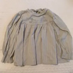 プティマイン　ミッキー＆ミニー長袖シャツ110センチ