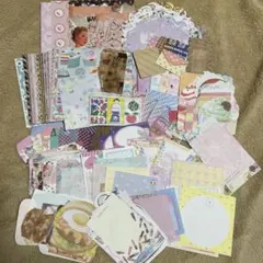紙モノまとめ売り　 詰め合わせ　（メモ、折り紙、チケット等）